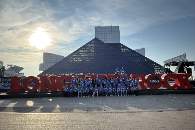 The Solomon team at the Rock & Roll Hall of Fame